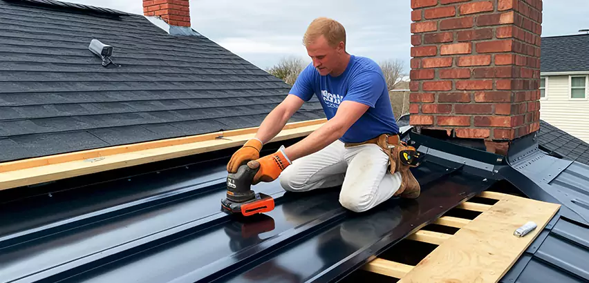 Metal Barn Roof Replacement in Elmhurst
